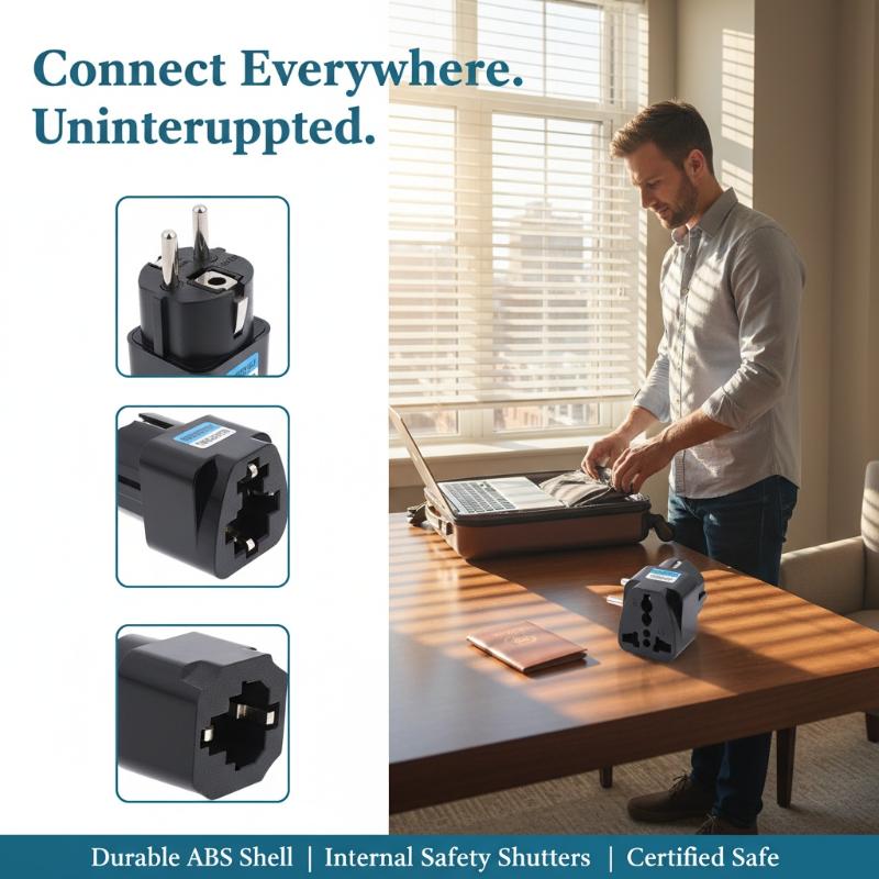 Home Office In Uk - 2'si 1 Arada Bakır Fiş Adaptörü