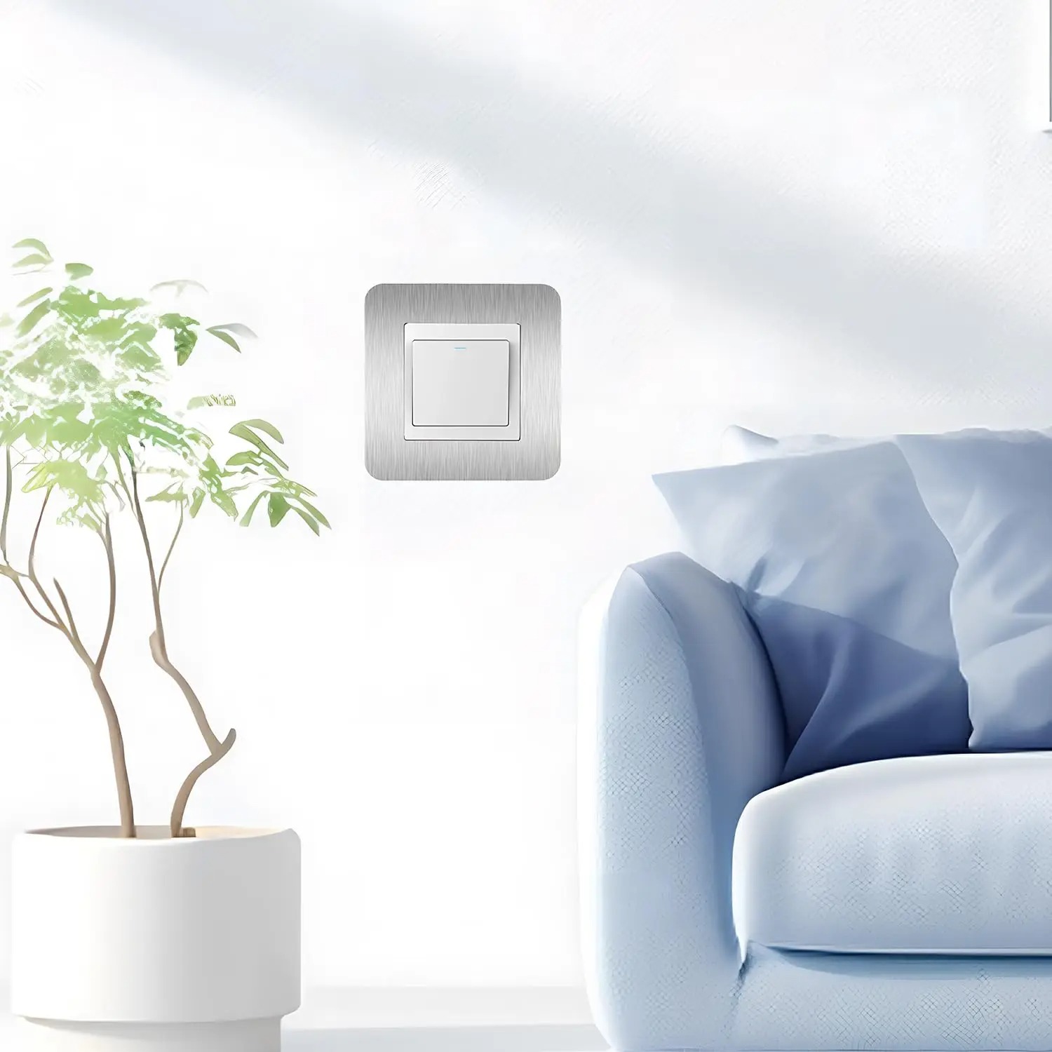 Home Office In Uk - 4 adet Gümüş Rengi Kendinden Yapışkanlı