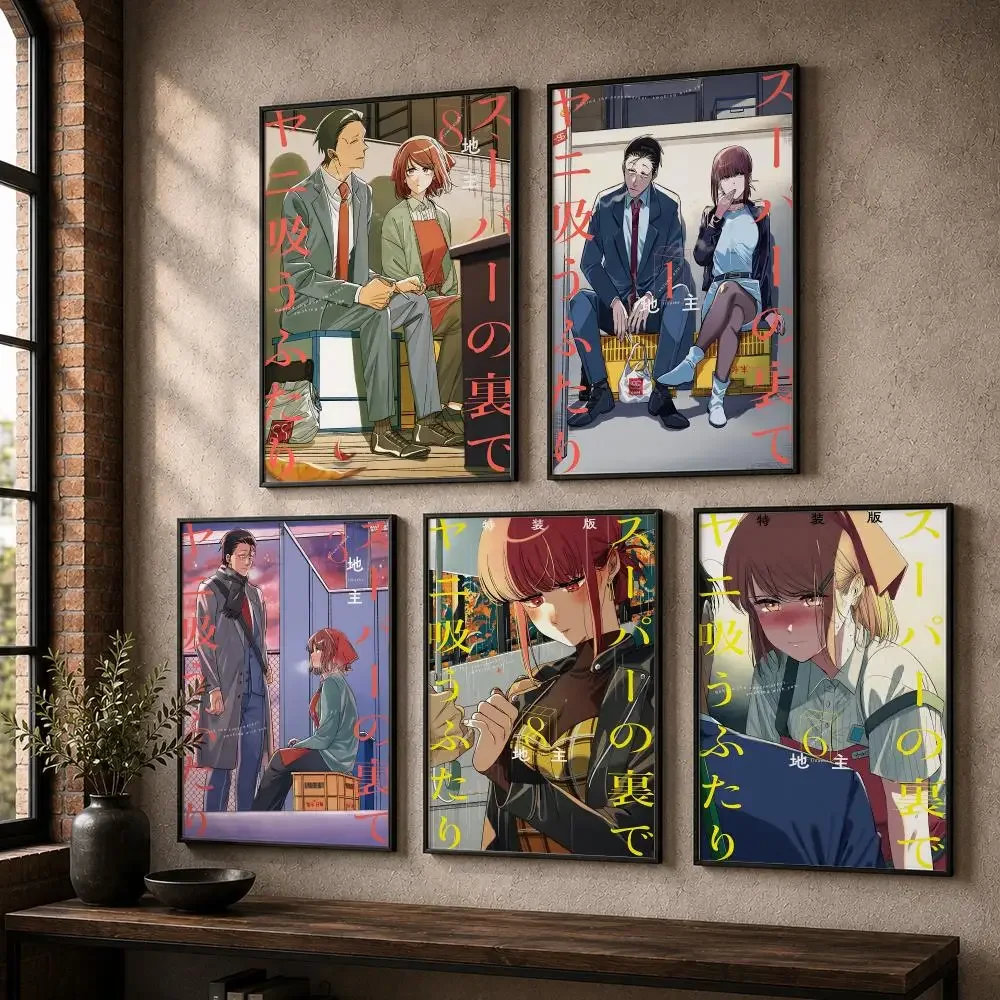 Home Office Romance - Romantik Manga S-Süpermarketin Arkasında Sigara İçiyorlar