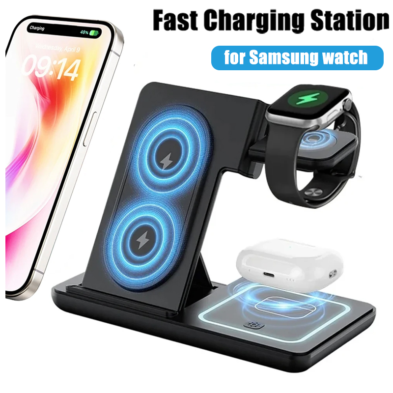 Desk Charging Station - Samsung S24 S23 Galaxy Watch 2-8