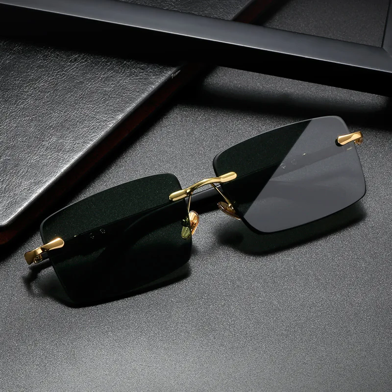 Blue Light Glasses - Moda Dikdörtgen Güneş Gözlüğü Erkekler Bayanlar