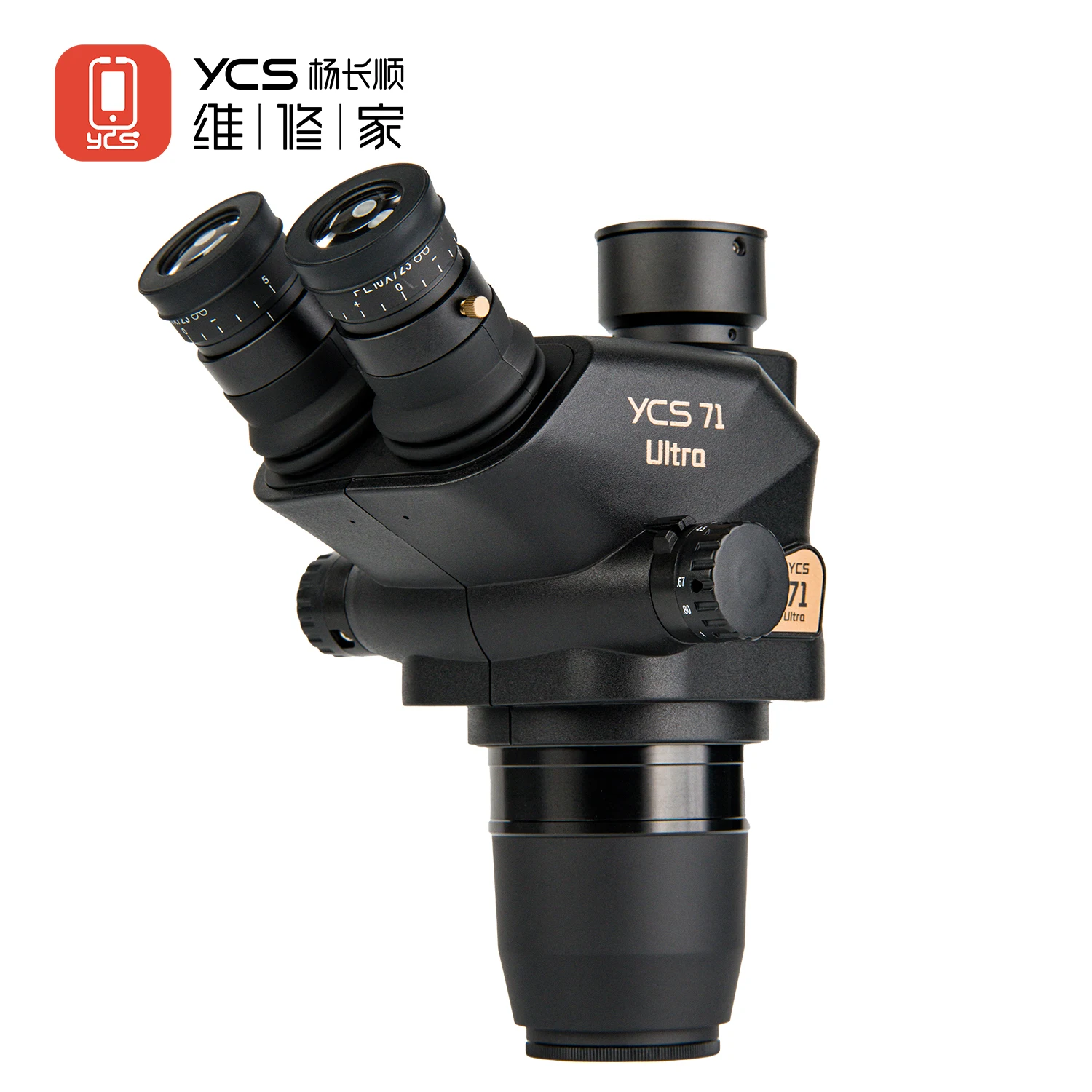 Zoom Lighting Kit - YCS 71 Ultra Trinoküler Mikroskop 0.67X-45X