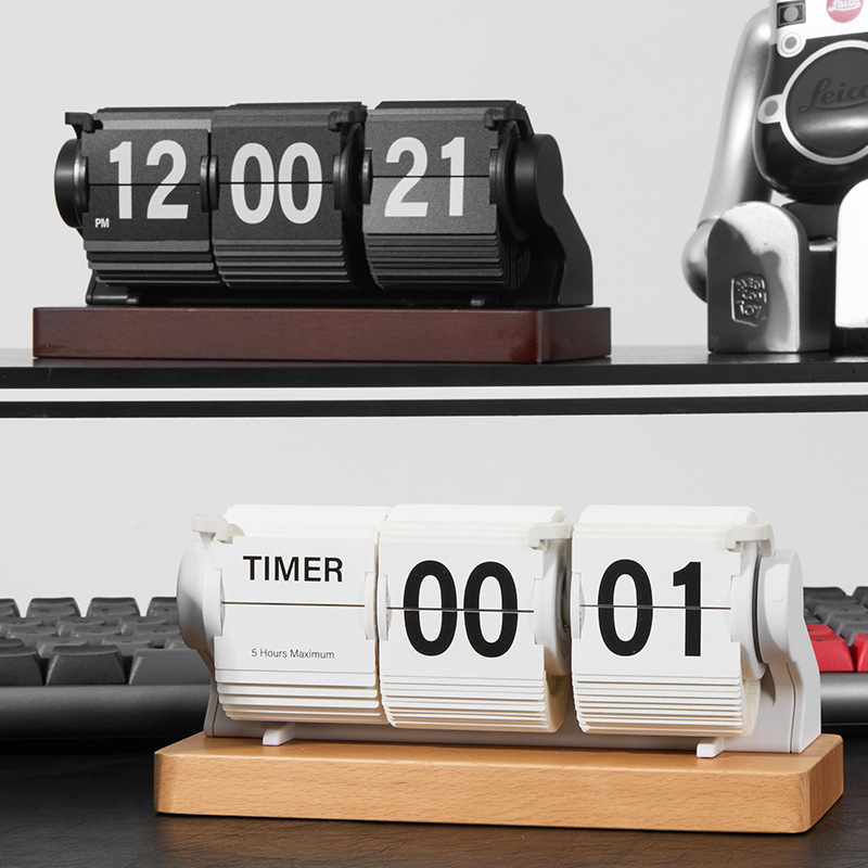 Vintage Ahşap Masa Saati 3 Say - Home Office Minimalist incelemesi ve fiyatı