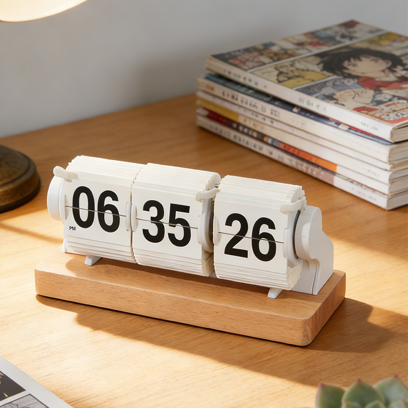Vintage Ahşap Masa Saati 3 Say - Home Office Minimalist incelemesi ve fiyatı