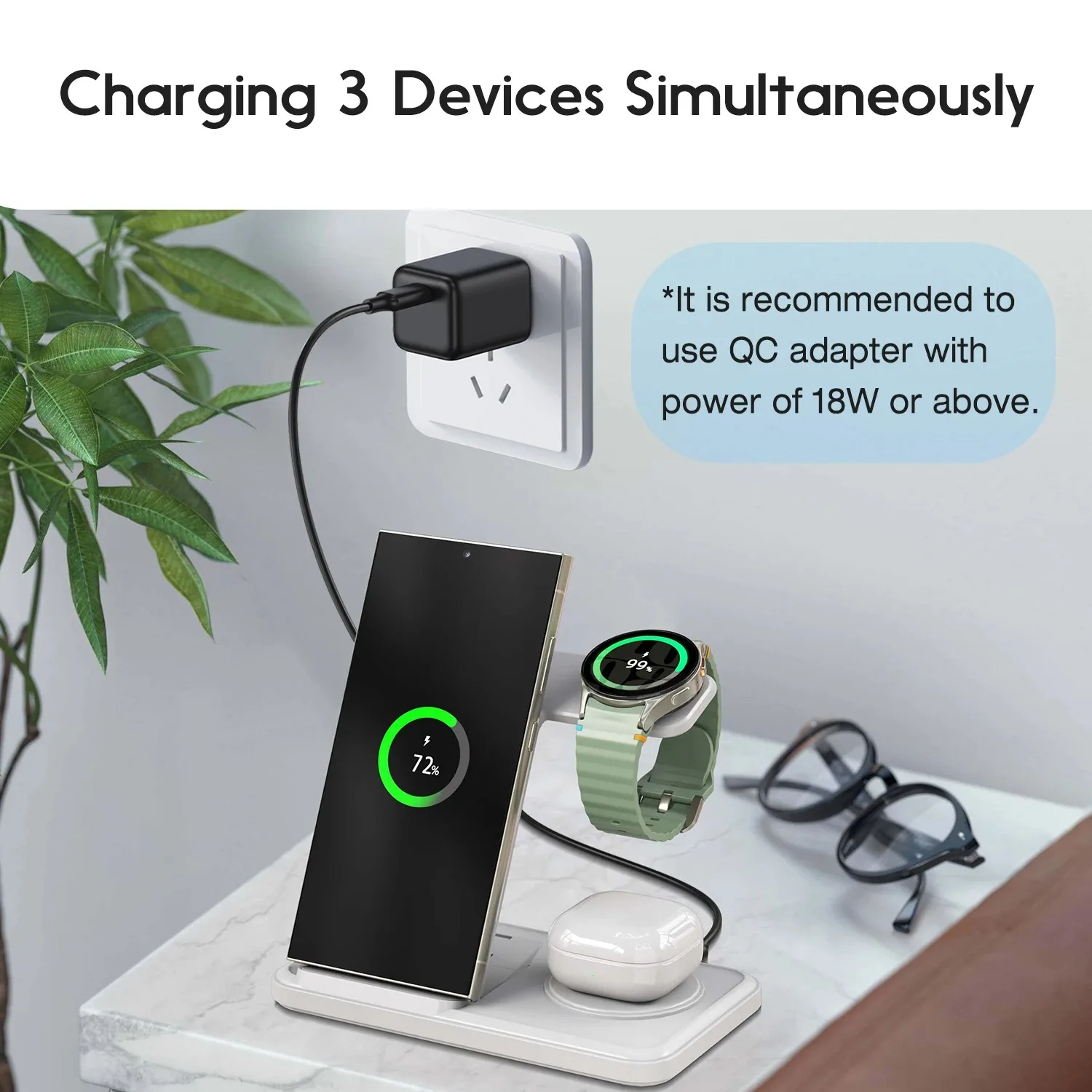 Samsung S25 S24 S23 S22 Galaxy - Desk Charging Station incelemesi ve fiyatı