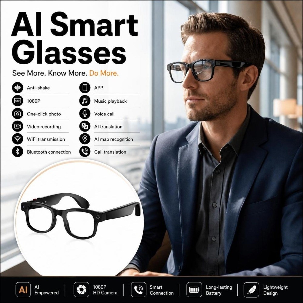 2'si 1 Arada Yapay Zeka Akıllı - Blue Light Glasses incelemesi ve fiyatı