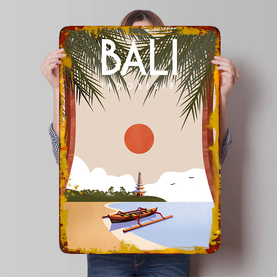 Bali Endonezya Manzara Metal D - Home Office Bali incelemesi ve fiyatı