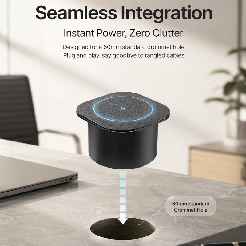 Gömülü Masaüstü Kablosuz Şarj  - Desk Charging Station incelemesi ve fiyatı