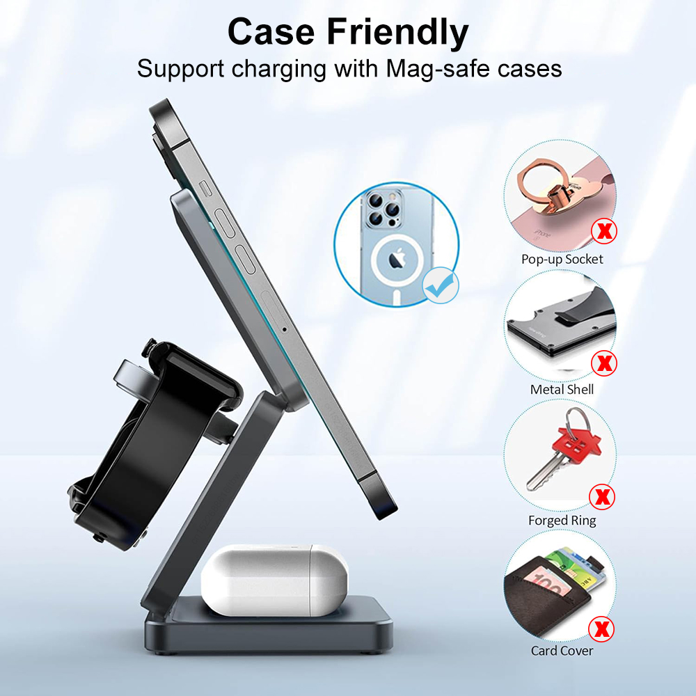 iPhone 16 15 14 13 12 Pro Max  - Desk Charging Station incelemesi ve fiyatı