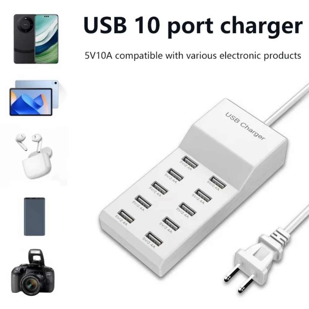 10 Portlu USB Hub Hızlı Şarj C - Home Office In Uk incelemesi ve fiyatı