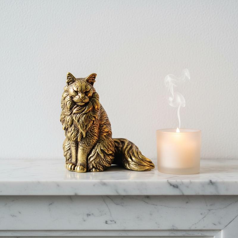 Maine Coon Minyatür Heykelcik  - Home Office Freelancer incelemesi ve fiyatı