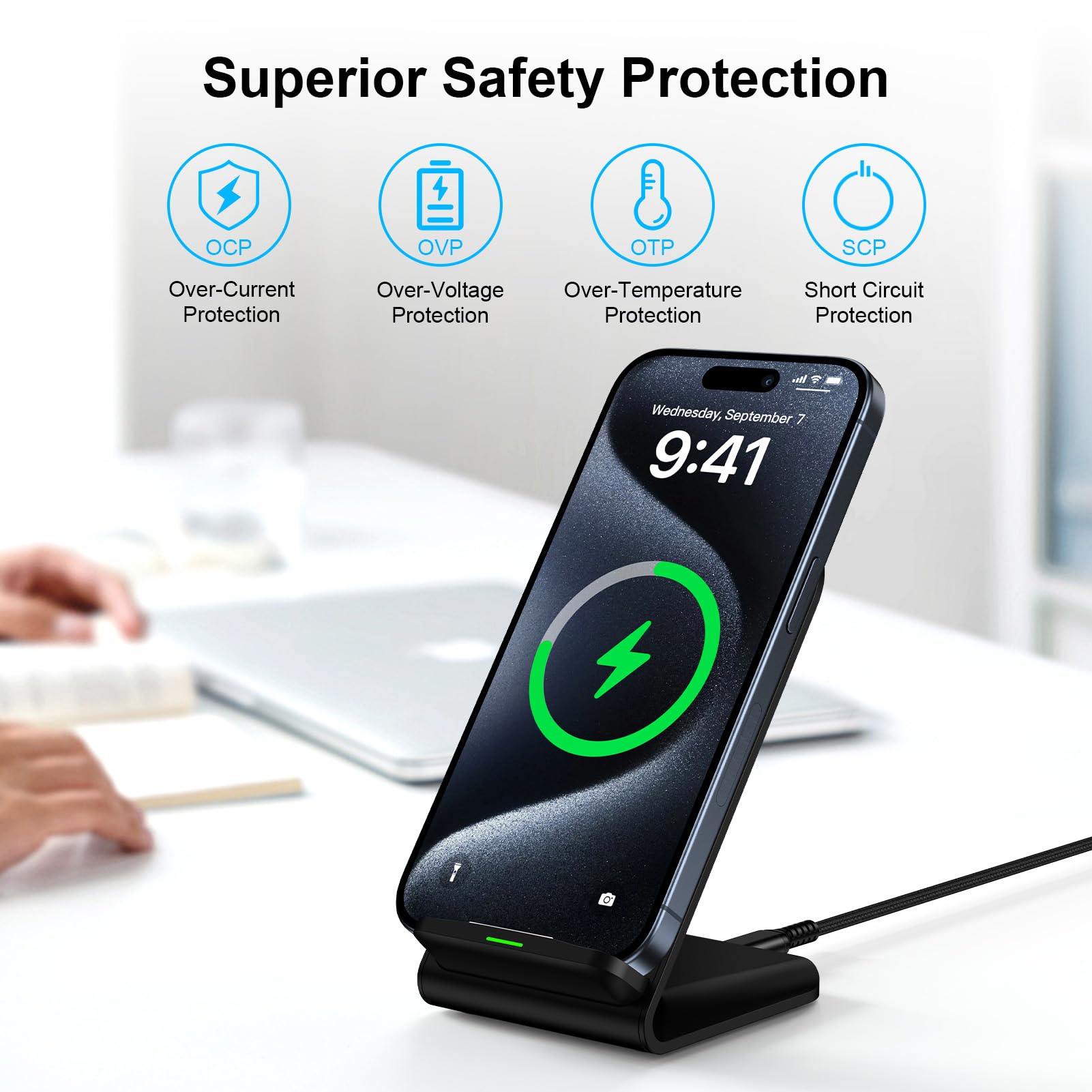15W Kablosuz Şarj Cihazı Telef - Desk Charging Station incelemesi ve fiyatı