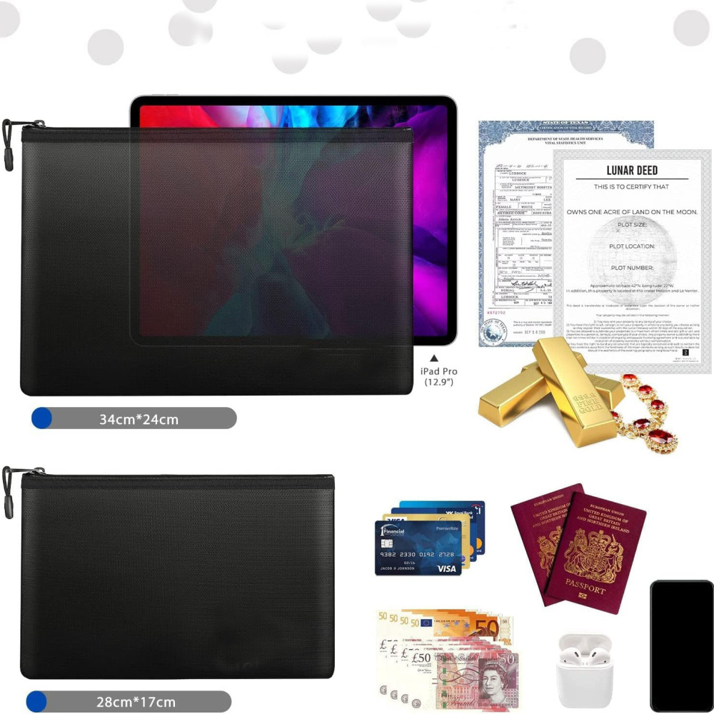Ateşe Dayanıklı Belge Çantası  - Home Office For Passport incelemesi ve fiyatı