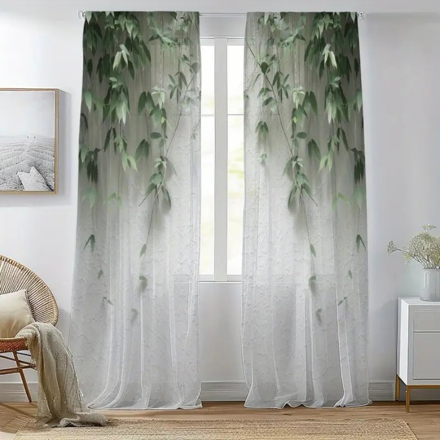 2 Adet Dijital Baskı Şeffaf Pe - Home Office Minimalist incelemesi ve fiyatı