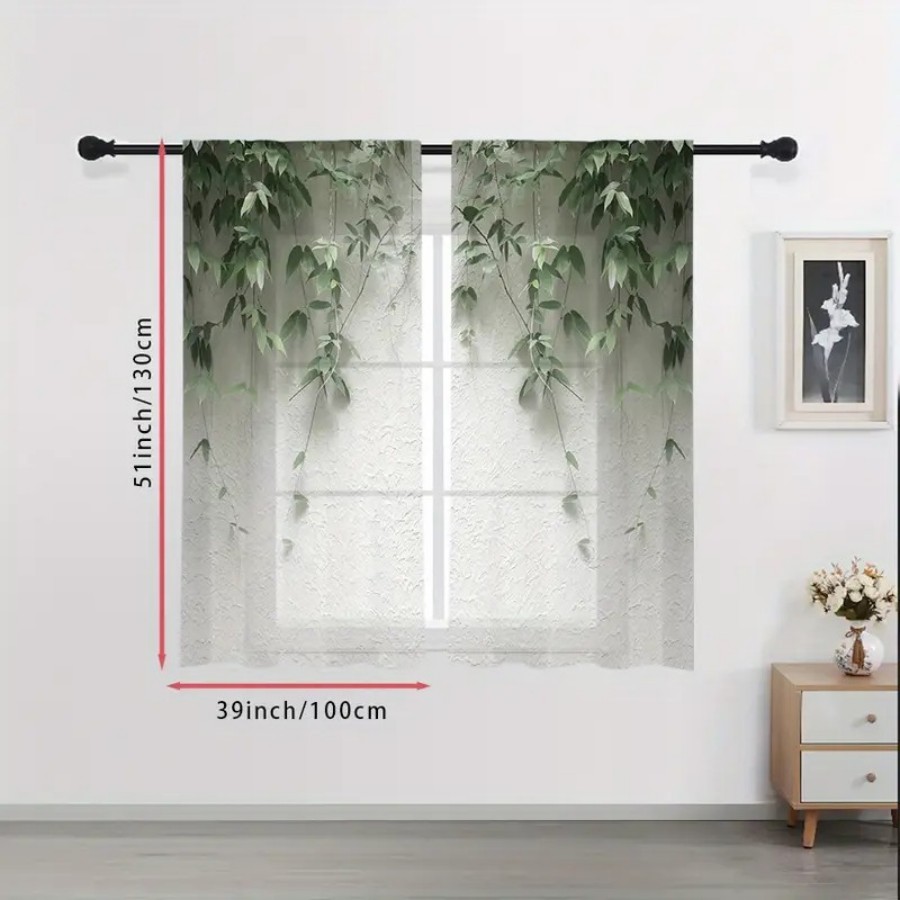 2 Adet Dijital Baskı Şeffaf Pe - Home Office Minimalist incelemesi ve fiyatı